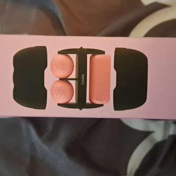 Dual-Sided Cooling Roller - Pink and Black - Picture 1 of 3